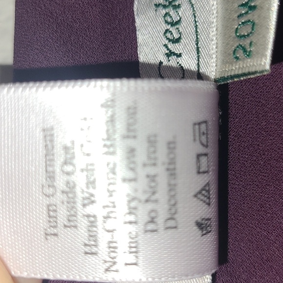 Formal Dress Maxi Cocktail Bead Trim Purple Dark Romance Fairycore Short Sleeve - Picture 6 of 12